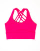 Crisscross Crop Sports Bra - thumbnail