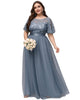 Sequin Leaf Floor-length Evening Dress - thumbnail