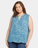Sleeveless Pintuck Blouse - thumbnail