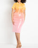 Ombre Sequin Midi Dress - thumbnail