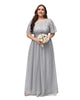 Sequin Leaf Floor-length Evening Dress - thumbnail