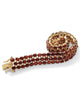 25 TCW Oval-Cut Garnet Tennis Bracelet 14k Gold-plated Sterling Silver - thumbnail