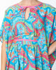 Smak Parlor Psychedelic Daisy River Print Mini Caftan - thumbnail