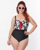 Betty Boop x Unique Vintage Boop Boop A Doop Clemente Swimsuit - thumbnail