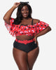 Emily The Strange x Unique Vintage Black Pin Dot Swim Bottoms - thumbnail