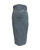 Unique Vintage Blue & White Gingham Sailor Sierra Pencil Skirt - thumbnail
