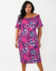 Off the Shoulder Ruffle Sheath Dress - thumbnail