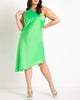 One Shoulder Bias Cut Dress - thumbnail