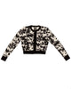 Fishtail Jacquard Cropped Cardigan - thumbnail