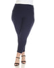 White Mark Super Soft Elastic Waistband Scuba Pants - thumbnail
