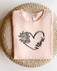 Mimi Heart Outline Short Sleeve Graphic Tee - thumbnail