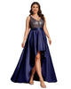 Sparkly Bodice High Low Prom Dress - thumbnail