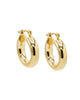 Adina's Chunky Hollow Hoop Earring Gold 25 MM - thumbnail