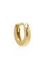 Tiny Wide Solid Huggie Earring 14K Gold One Size Single - thumbnail