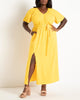 Knit Maxi Dress With Slit - thumbnail