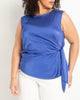 Tie Side Satin Tank - thumbnail