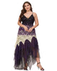 V Neck Asymmetrical Hems Cocktail Dresses - thumbnail