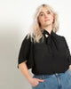 Bow Blouse with Flutter Sleeve - thumbnail