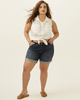 Catherine Frayed Cuff Boyfriend Short - thumbnail