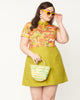 Smak Parlour Green & Raccoon Park Mini Dress - thumbnail
