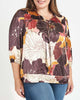 Dulce Floral Long Sleeve Top - thumbnail