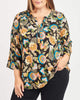 Dayna V-Neck Floral Top - thumbnail