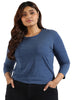 Navy Round Neck Tee - thumbnail