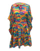 Smak Parlor Happy Groovy Rainbows Mini Caftan - thumbnail