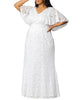 Clarissa Long Lace Wedding Dress - thumbnail