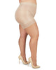 All Day Plus Size Curvy Sheer Control Top Pantyhose - thumbnail