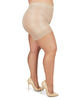 Plus Size Curvy Ultra Sheer Control Top Pantyhose - thumbnail
