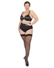 Women's Pretty in Pink Backseam Sheer 20 Denier Thigh High - thumbnail