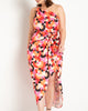 Knotted Strap Draped Dress - thumbnail