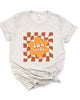 Sun Shine Checkered Short Sleeve Graphic Tee - thumbnail
