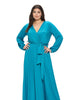 Espinoza Surplice Maxi Dress - thumbnail