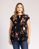 Addisyn Floral Cap Sleeve Top - thumbnail
