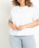 Shirred Sleeve Tee - thumbnail
