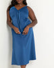 Midi Dress With Ruched Neckline - thumbnail