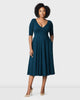 Cotton Jersey Fit And Flare Dress - thumbnail