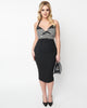 Unique Vintage Black Sailor Sierra Pencil Skirt - thumbnail