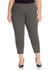 Michael Kors Women's Cropped Chain-Print Pants Black 0X - thumbnail