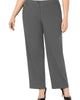 Calvin Klein Women's Cropped Skinny Pants Charcoal 14W - thumbnail