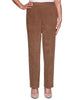 Alfred Dunner Women's Dress Pants WALNUT - Walnut Faux Suede Pants - Brown 16P - thumbnail
