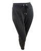 Calvin Klein Women's Performance Rib-Trim Jogger Pants Gray 1X - thumbnail