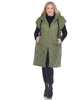 Women's Diamond Quilted Hooded Puffer Vest - thumbnail