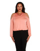 Studded Cold-Shoulder Top - thumbnail