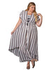 Nolita Striped Tie-Front Tunic Top - thumbnail