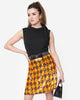 Smak Parlour Orange Sequin Mod Skirt - thumbnail