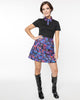 Smak Parlour Black & Purple Haunted House Mini Dress - thumbnail
