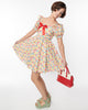 Smak Parlour White & Multi Floral Babydoll Dress - thumbnail